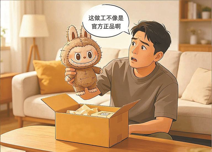 一“倒爷”两次售卖冒牌玩偶，违法所得合并计算
